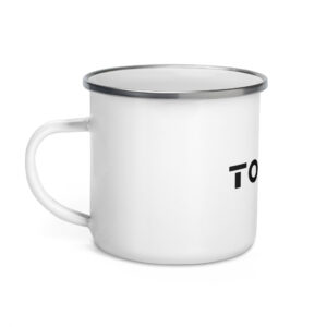 Tousi TV Enamel Camping Mug