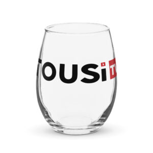 Tousi TV Stemless Wine Glass