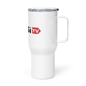 Tousi TV Travel Mug with a Handle