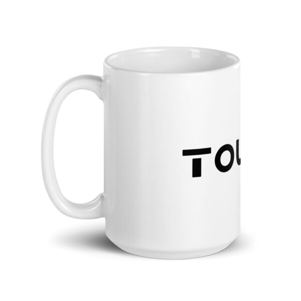 Tousi TV White Glossy Mug - Image 5