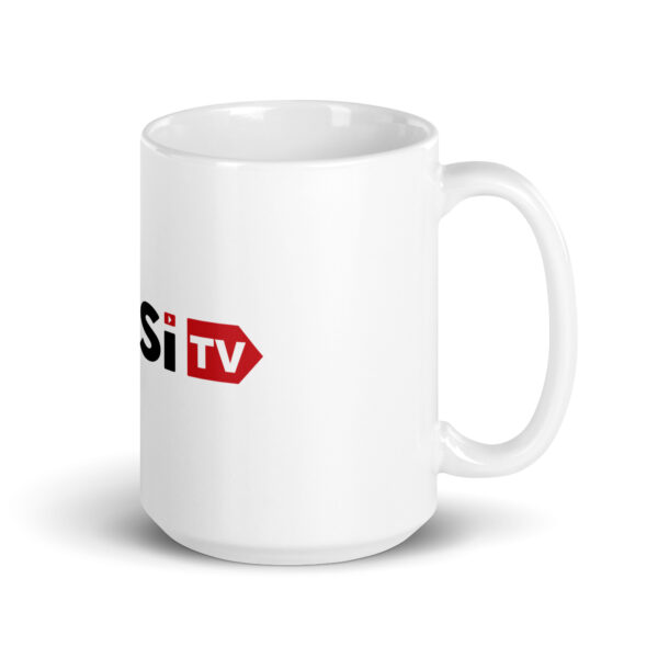 Tousi TV White Glossy Mug