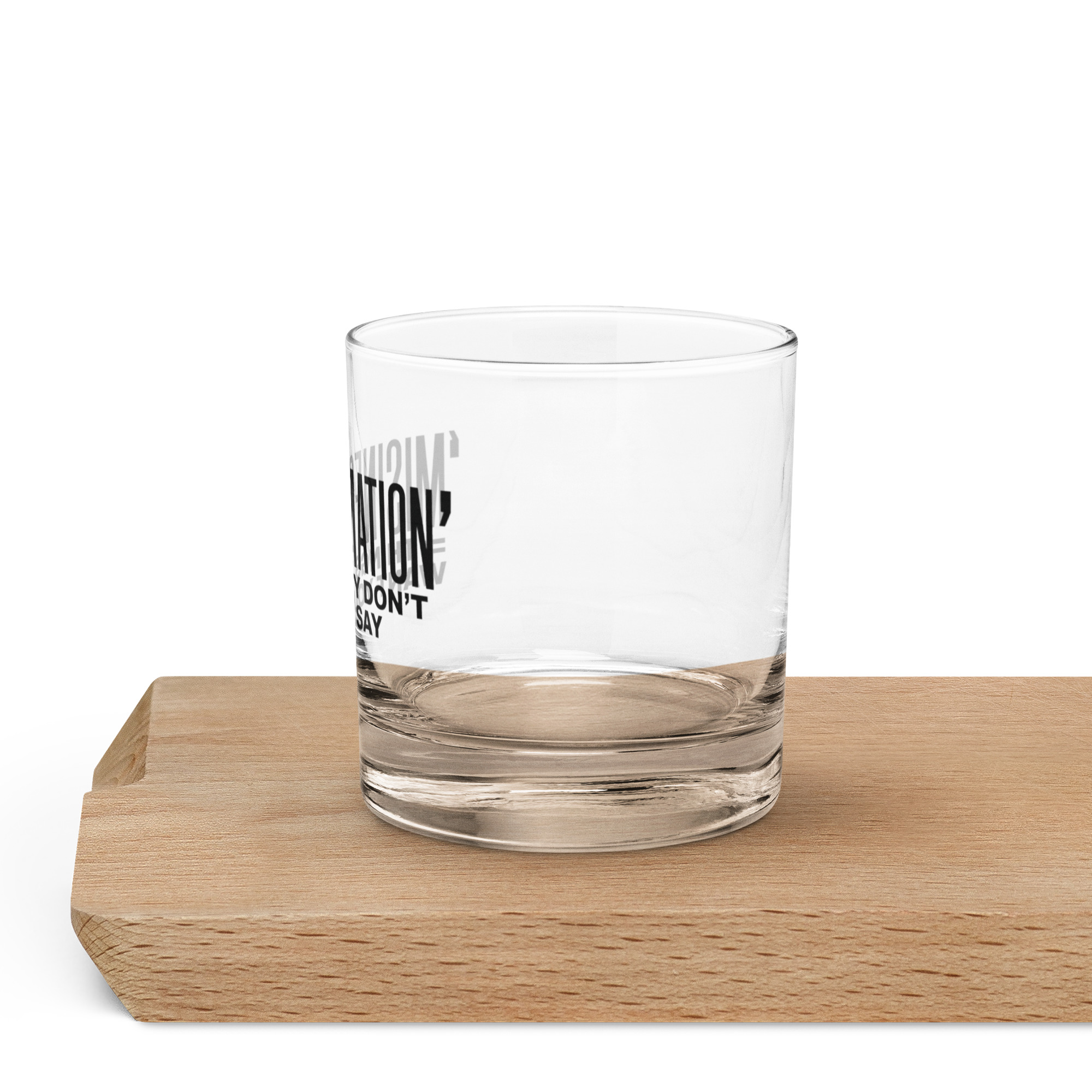 Misinformation Whiskey Glass - Image 3