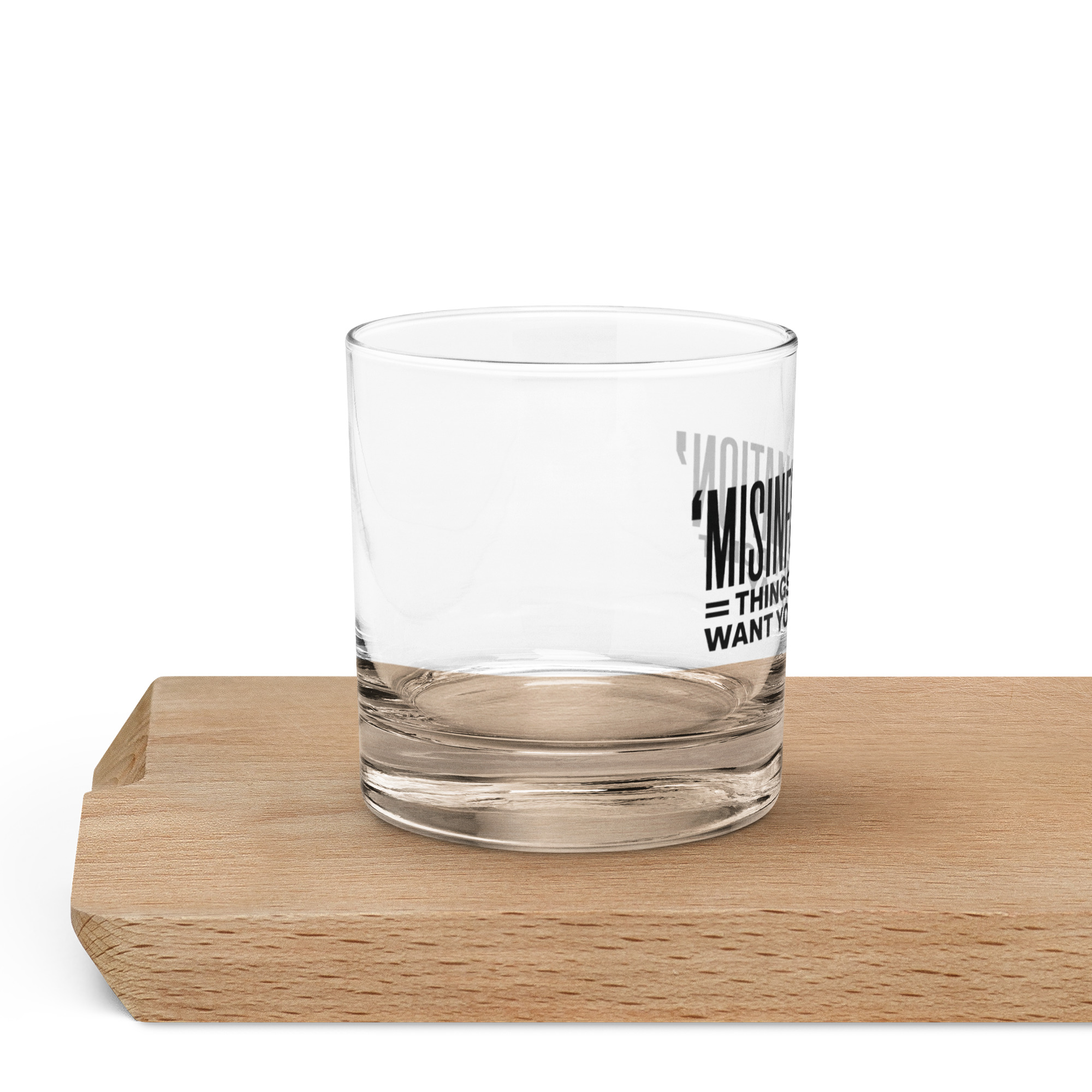 Misinformation Whiskey Glass - Image 4