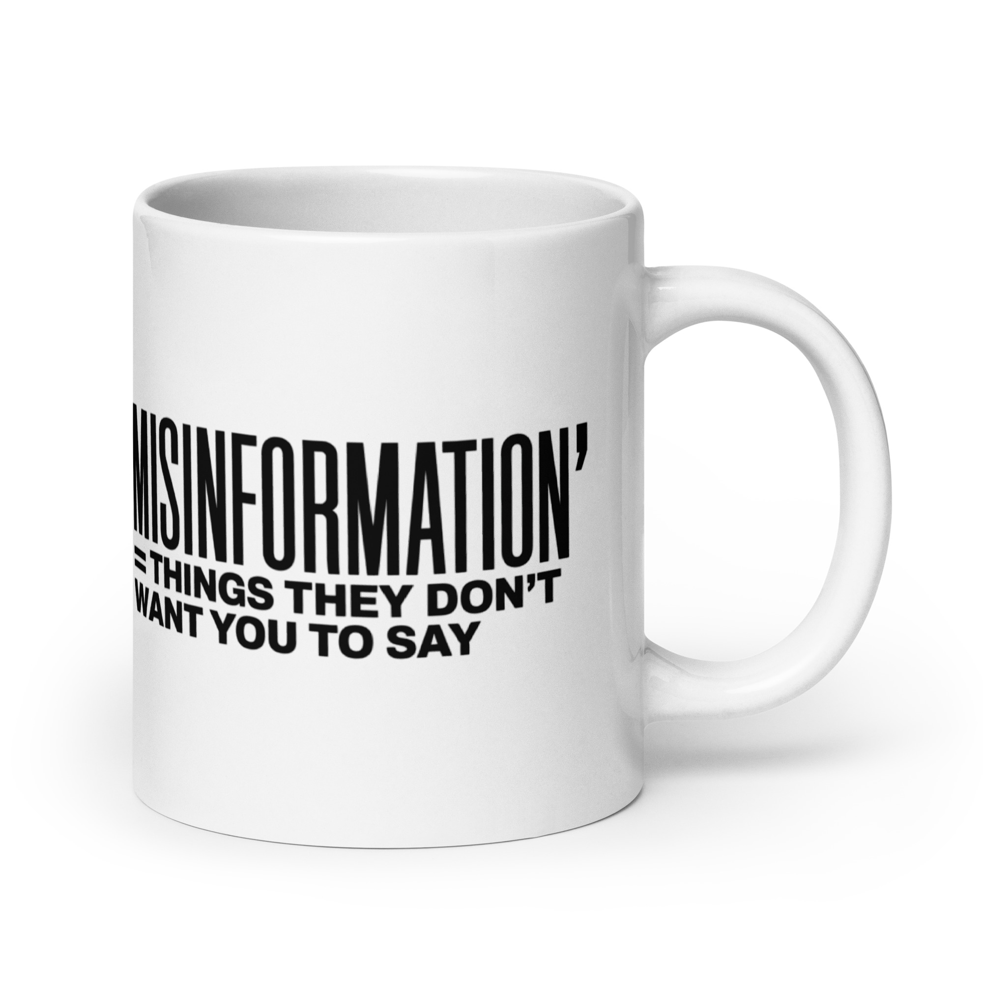 Misinformation Mug