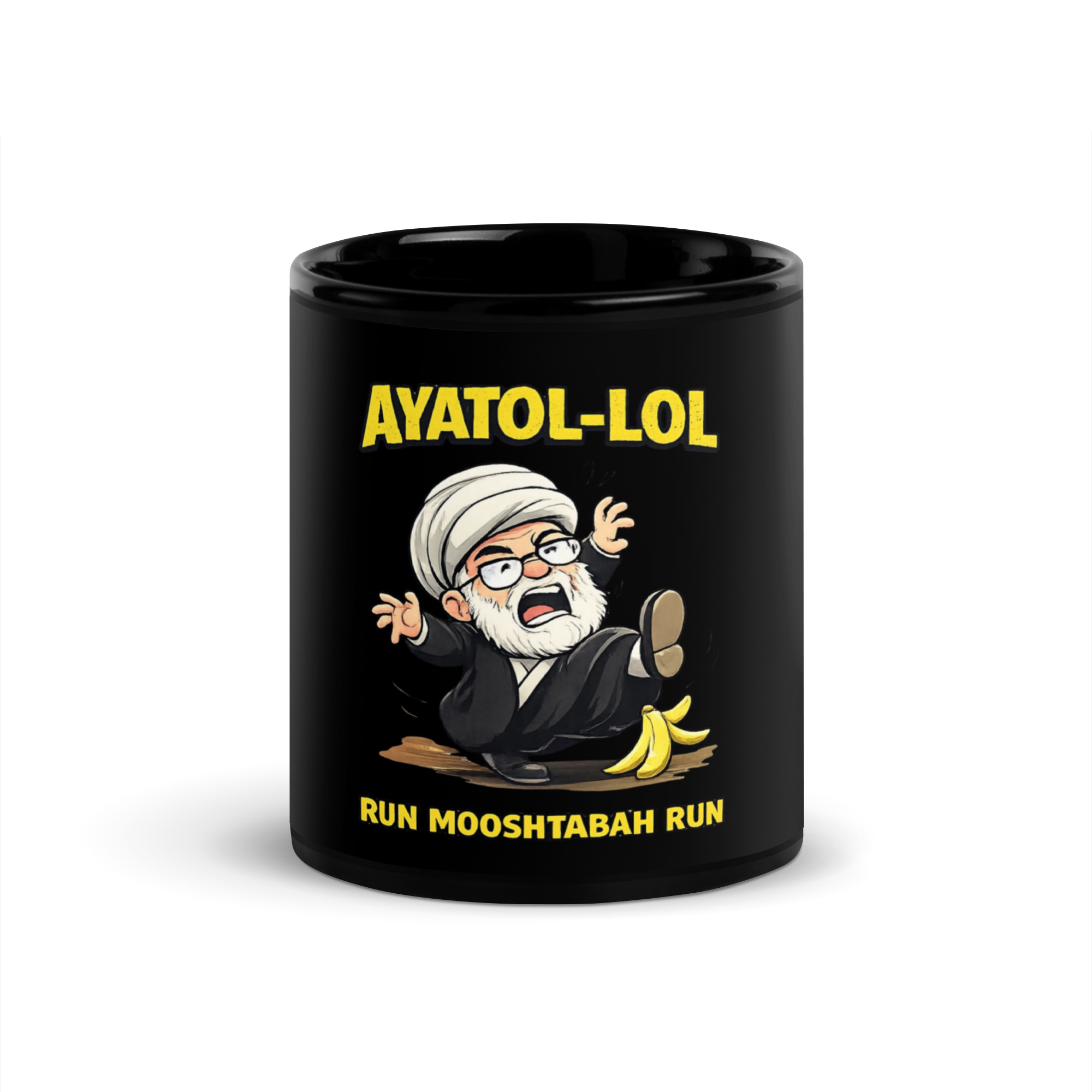 Ayatol-LOL Black Glossy Mug