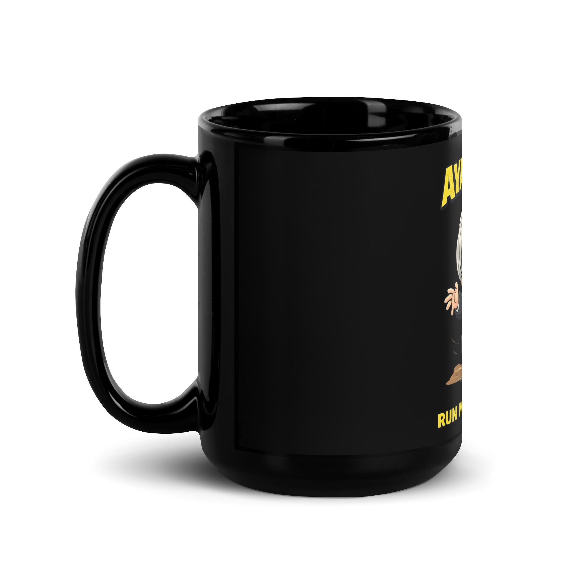 Ayatol-LOL Black Glossy Mug - Image 4